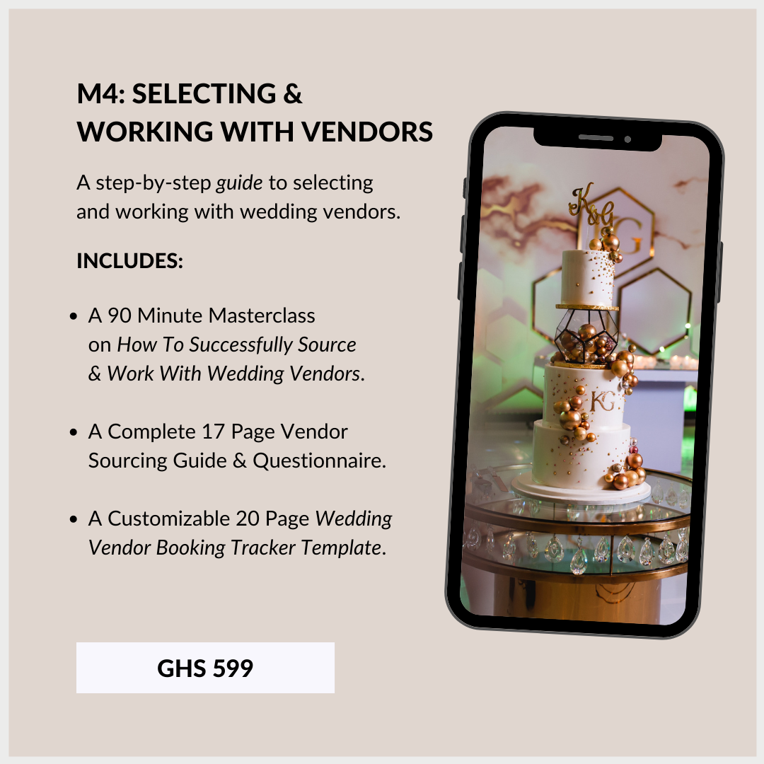 Wedding Planning Course In Ghana 4