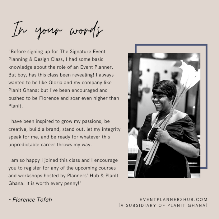 Wedding Planning Course In Ghana